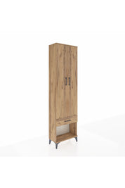 Arges Dolap 3 Raflı Tek Çekmeceli Tek Askılı 60x30x221 - S29M021V9A