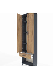 Arges Dolap 4 Raflı Tek Çekmeceli 2 Kapaklı 60x30x221 - S29M022V6A