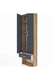 Arges Dolap 4 Raflı Tek Çekmeceli 2 Kapaklı 60x30x221 - S29M022V8A