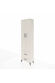 Arges Dolap 3 Raflı 2 Çekmeceli Tek Askılı 60x30x221 - S29M023V1A