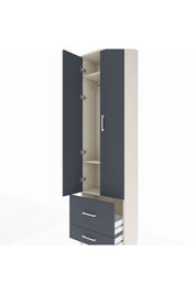 Arges Dolap 3 Raflı 2 Çekmeceli Tek Askılı 60x30x221 - S29M023V2A