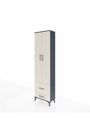 Arges Dolap 3 Raflı 2 Çekmeceli Tek Askılı 60x30x221 - S29M023V4A