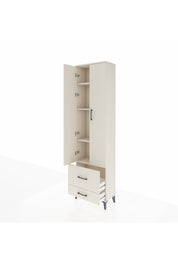 Arges Dolap 4 Raflı 2 Çekmeceli 2 Kapaklı 60x30x221 - S29M024V1A