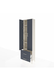 Arges Dolap 4 Raflı 2 Çekmeceli 2 Kapaklı 60x30x221 - S29M024V2A