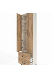 Arges Dolap 4 Raflı 2 Çekmeceli 2 Kapaklı 60x30x221 - S29M024V3A
