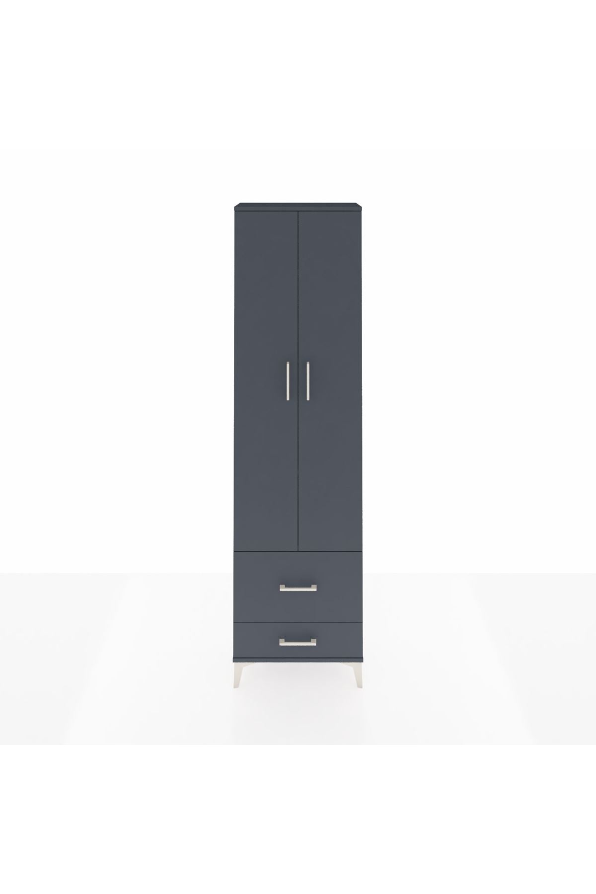 Arges Dolap 4 Raflı 2 Çekmeceli 2 Kapaklı 60x30x221 - S29M024V5A