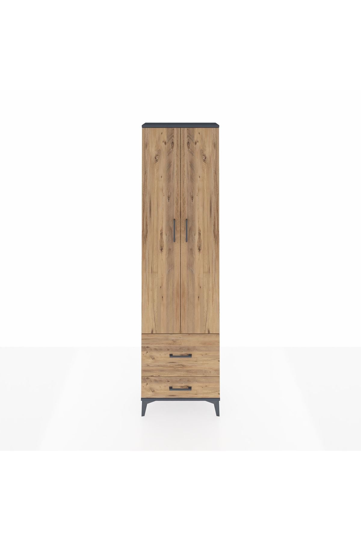 Arges Dolap 4 Raflı 2 Çekmeceli 2 Kapaklı 60x30x221 - S29M024V6A