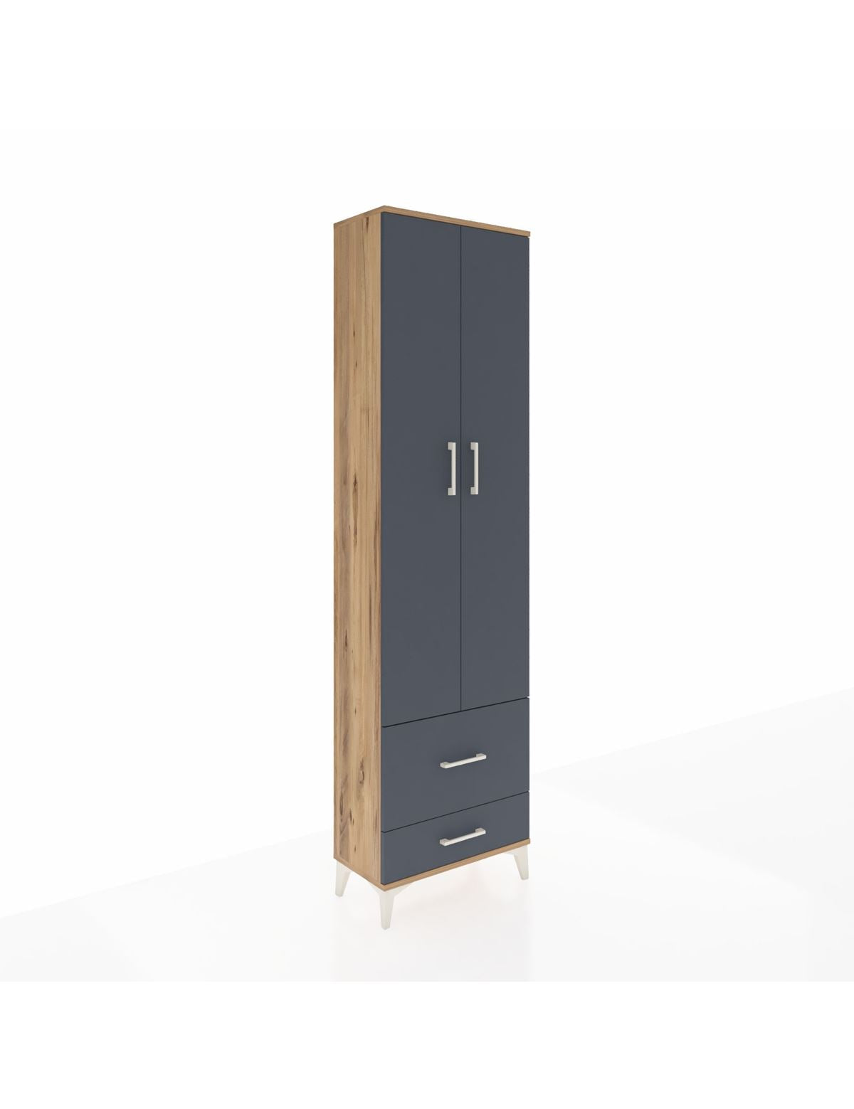 Arges Dolap 4 Raflı 2 Çekmeceli 2 Kapaklı 60x30x221 - S29M024V8A