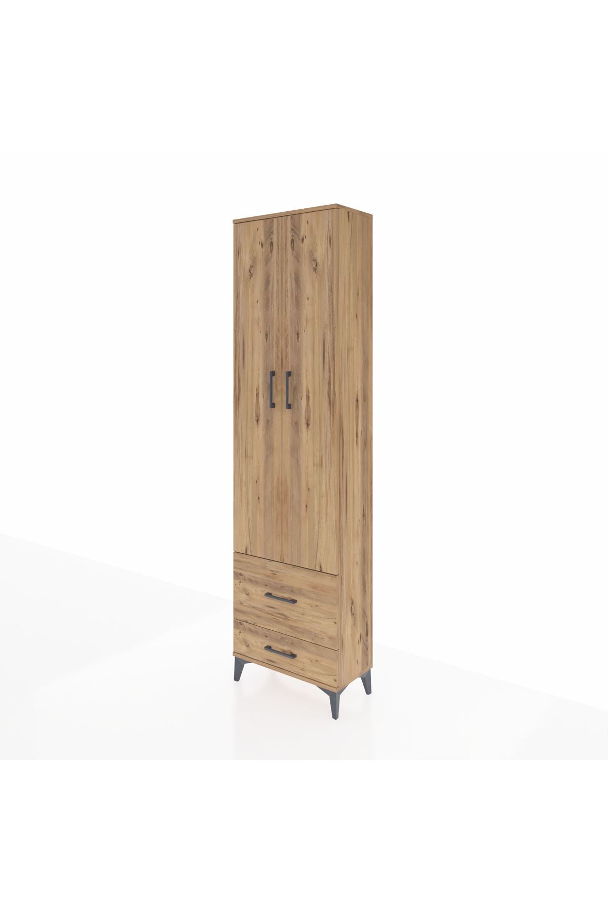 Arges Dolap 4 Raflı 2 Çekmeceli 2 Kapaklı 60x30x221 - S29M024V9A