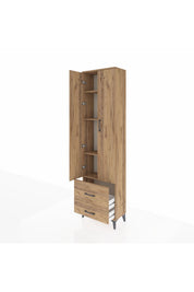 Arges Dolap 4 Raflı 2 Çekmeceli 2 Kapaklı 60x30x221 - S29M024V9A