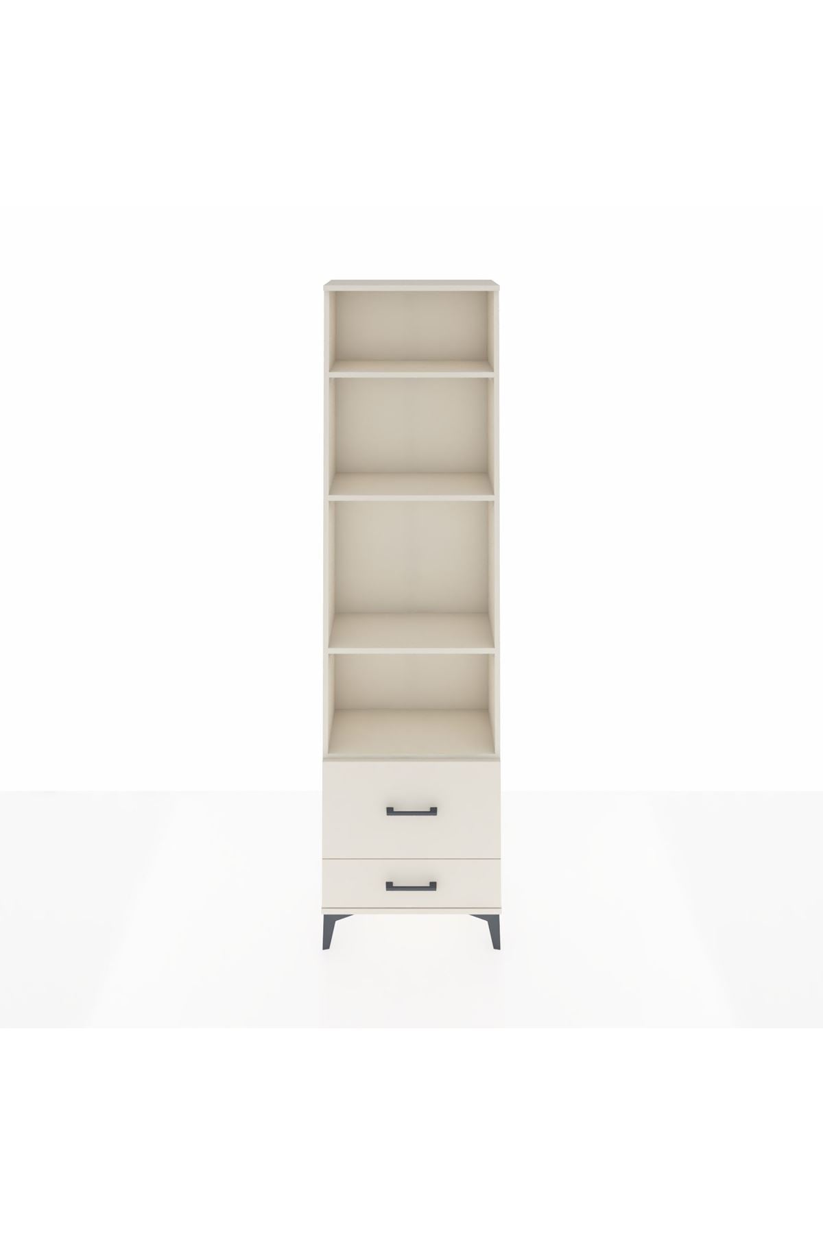 Arges Dolap 4 Raflı 2 Çekmeceli 60x30x221 - S29M025V1A