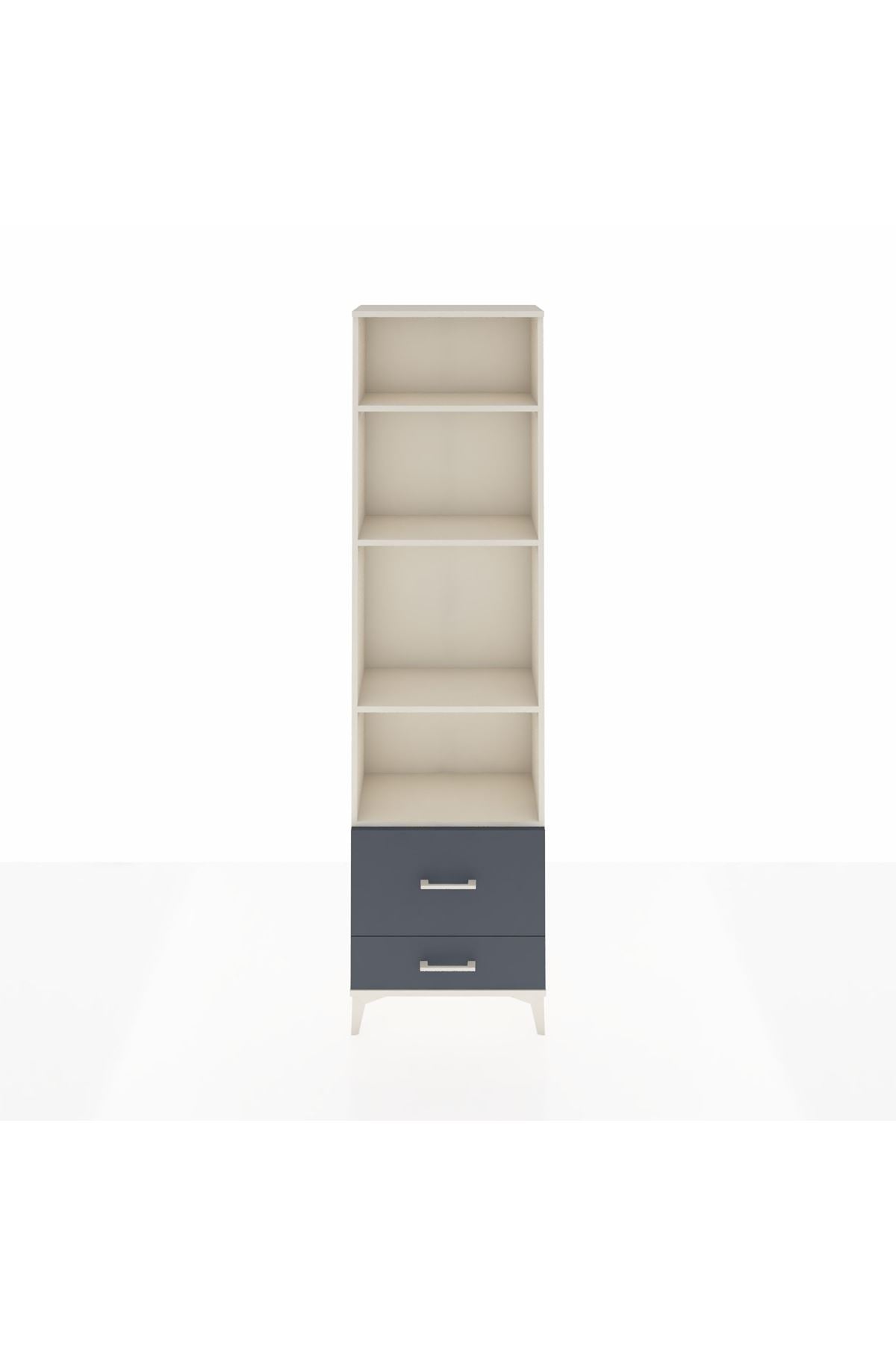 Arges Dolap 4 Raflı 2 Çekmeceli 60x30x221 - S29M025V2A