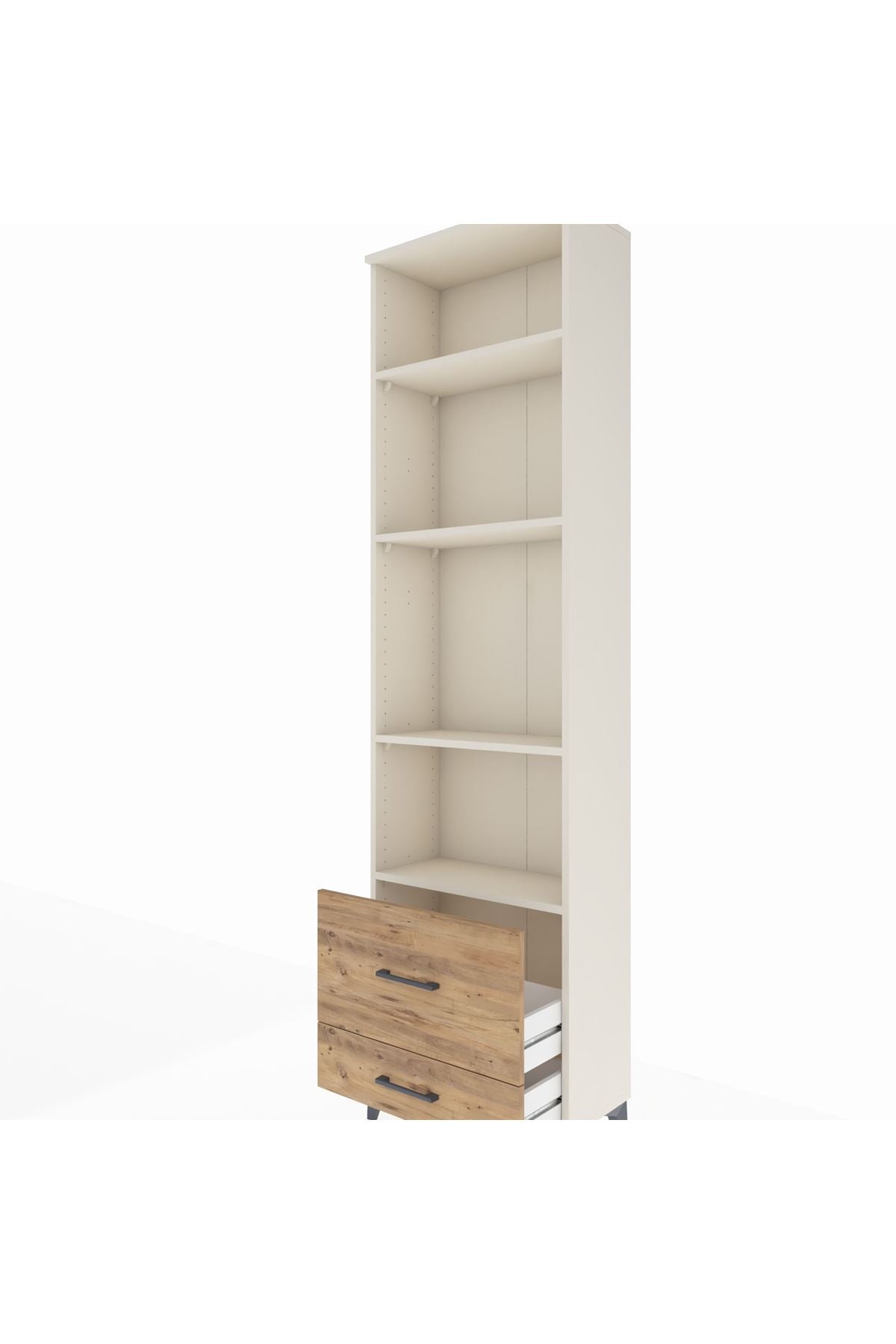 Arges Dolap 4 Raflı 2 Çekmeceli 60x30x221 - S29M025V3A