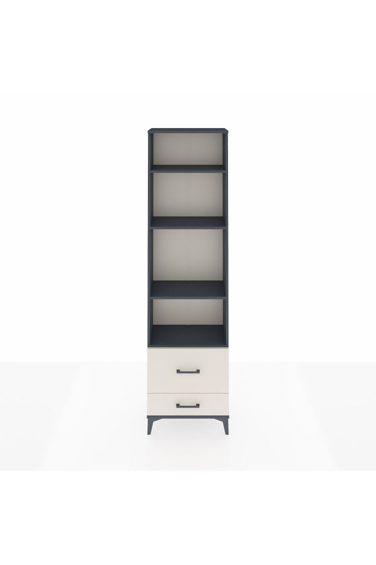 Arges Dolap 4 Raflı 2 Çekmeceli 60x30x221 - S29M025V4A
