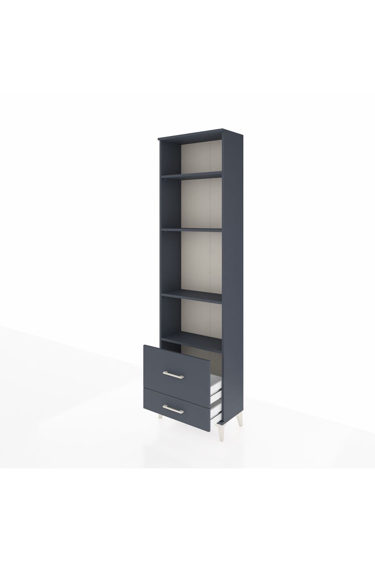 Arges Dolap 4 Raflı 2 Çekmeceli 60x30x221 - S29M025V5A