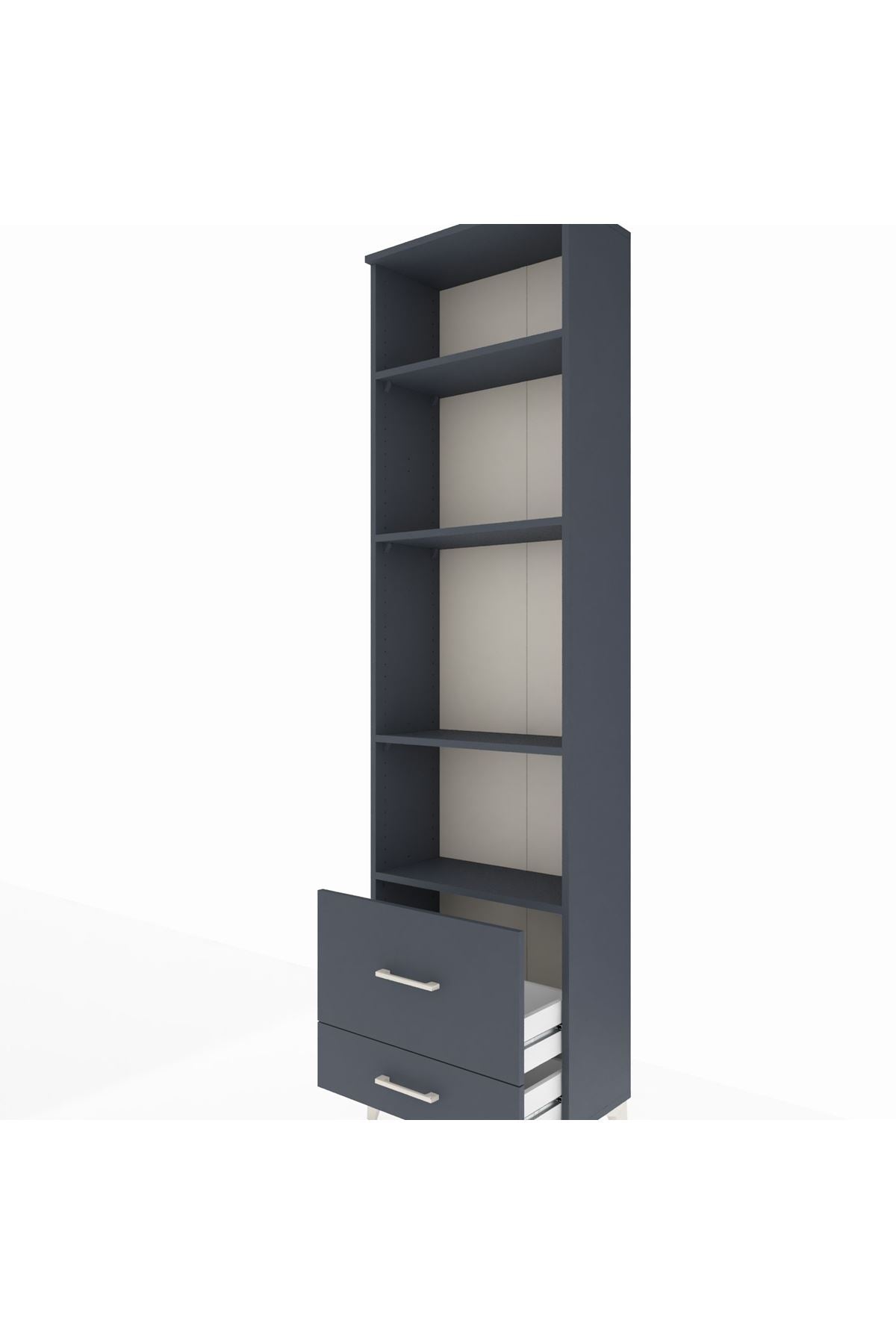 Arges Dolap 4 Raflı 2 Çekmeceli 60x30x221 - S29M025V5A