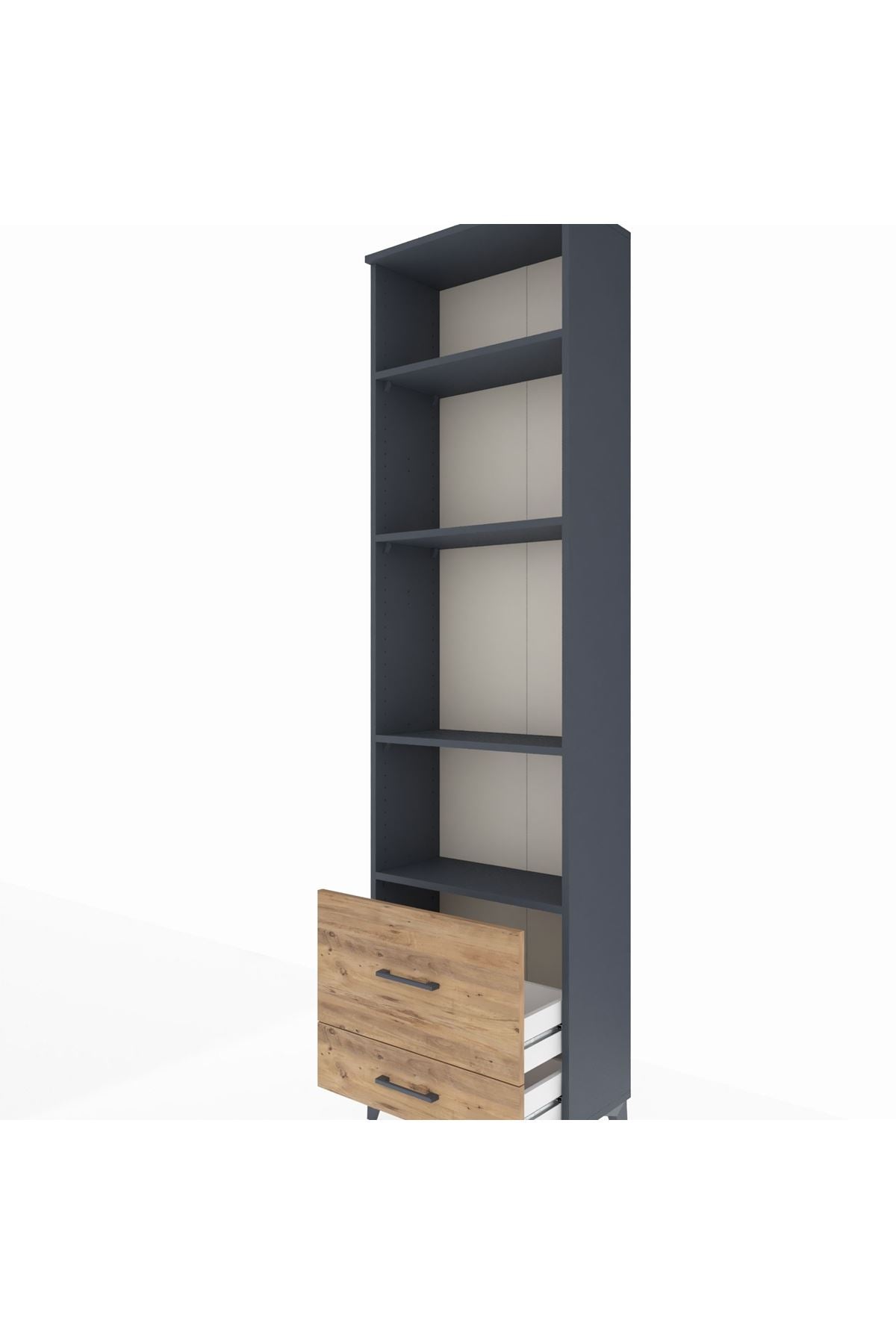 Arges Dolap 4 Raflı 2 Çekmeceli 60x30x221 - S29M025V6A