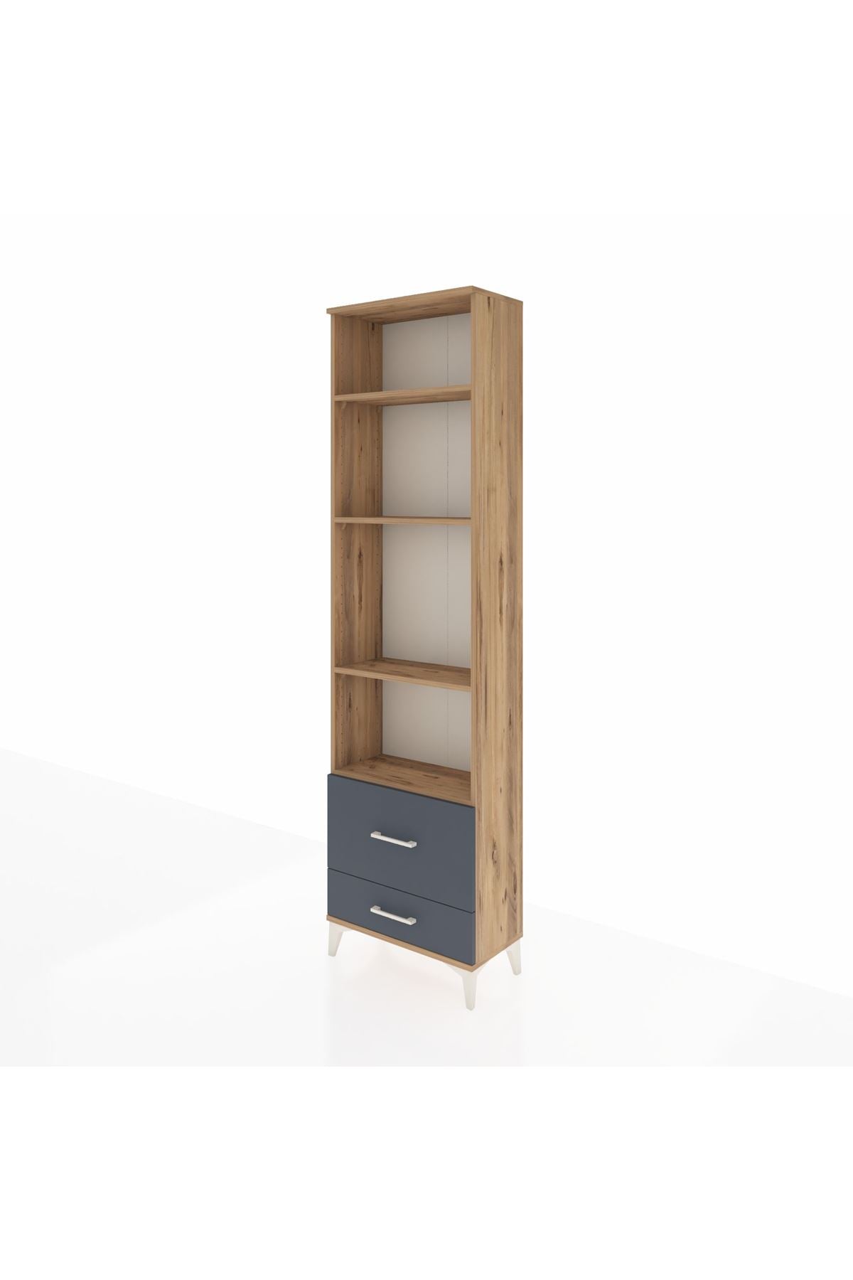Arges Dolap 4 Raflı 2 Çekmeceli 60x30x221 - S29M025V8A