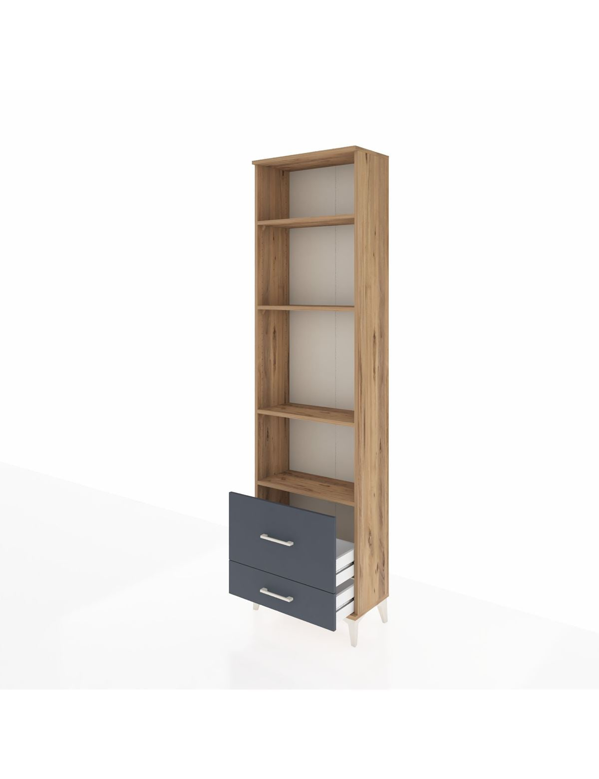 Arges Dolap 4 Raflı 2 Çekmeceli 60x30x221 - S29M025V8A