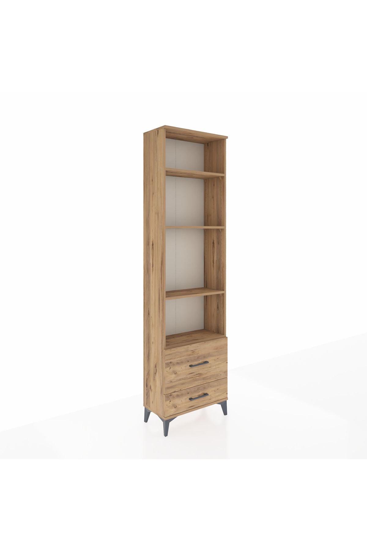 Arges Dolap 4 Raflı 2 Çekmeceli 60x30x221 - S29M025V9A