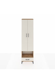 Arges Dolap 4 Raflı Tek Çekmeceli Tek Askılı 60x30x221 - S29M026V7A