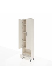 Arges Dolap 5 Raflı Tek Çekmeceli Tek Askılı 60x30x221 - S29M027V1A