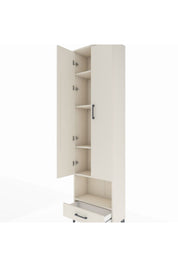 Arges Dolap 5 Raflı Tek Çekmeceli Tek Askılı 60x30x221 - S29M027V1A