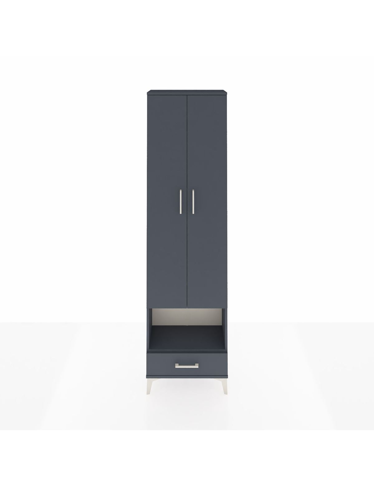 Arges Dolap 5 Raflı Tek Çekmeceli Tek Askılı 60x30x221 - S29M027V5A