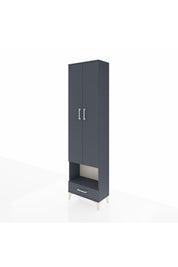 Arges Dolap 5 Raflı Tek Çekmeceli Tek Askılı 60x30x221 - S29M027V5A
