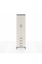 Arges Dolap 2 Raflı 4 Çekmeceli Tek Askılı 60x30x221 - S29M028V4A