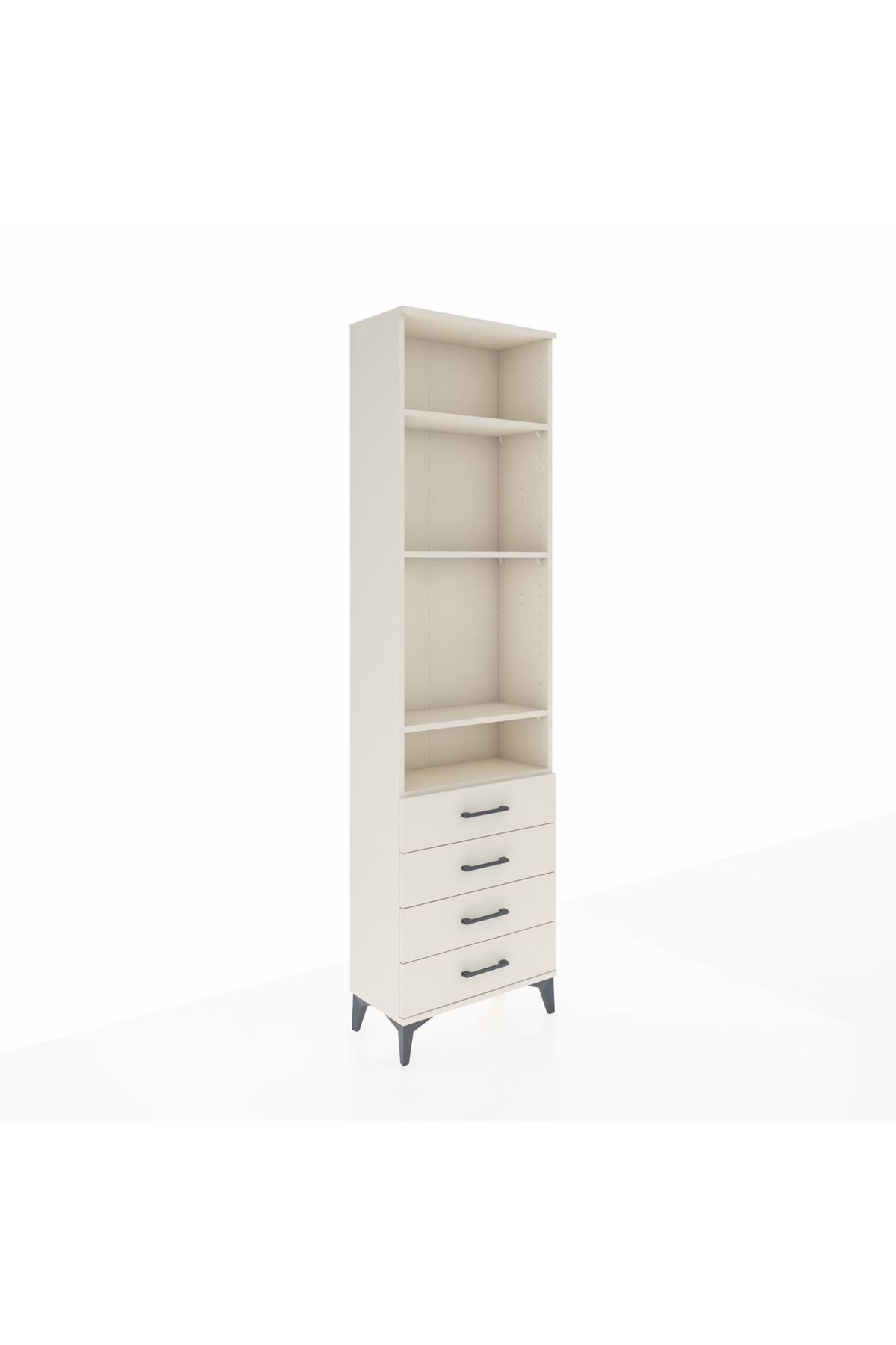 Arges Dolap 4 Raflı 4 Çekmeceli 60x30x221 - S29M030V1A