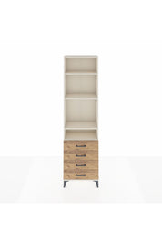 Arges Dolap 4 Raflı 4 Çekmeceli 60x30x221 - S29M030V3A