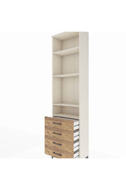 Arges Dolap 4 Raflı 4 Çekmeceli 60x30x221 - S29M030V3A
