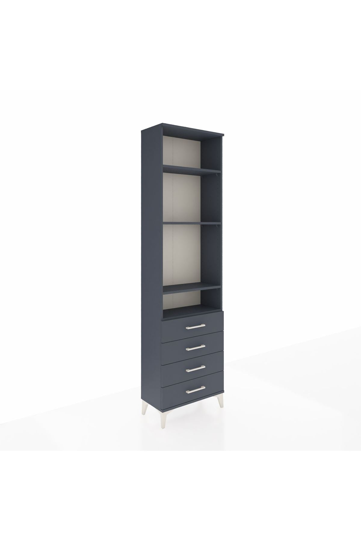 Arges Dolap 4 Raflı 4 Çekmeceli 60x30x221 - S29M030V5A