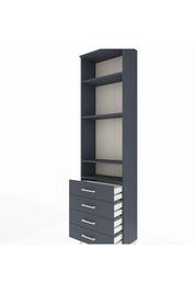 Arges Dolap 4 Raflı 4 Çekmeceli 60x30x221 - S29M030V5A