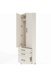 Arges Dolap 2 Raflı 3 Çekmeceli Tek Askılı 60x30x221 - S29M031V1A