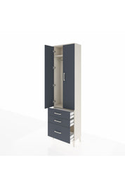 Arges Dolap 2 Raflı 3 Çekmeceli Tek Askılı 60x30x221 - S29M031V2A