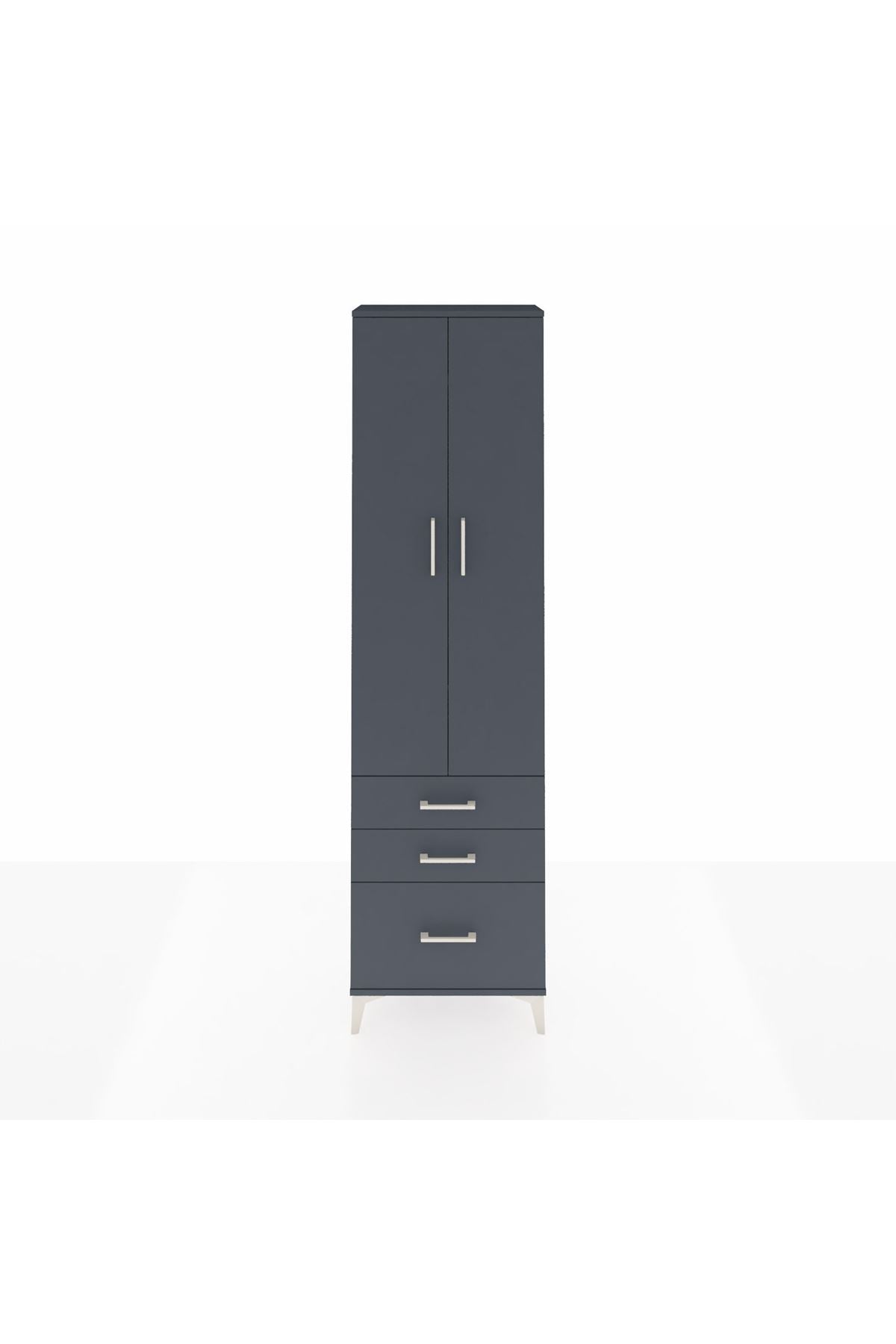Arges Dolap 4 Raflı 3 Çekmeceli 2 Kapaklı 60x30x221 - S29M032V5A