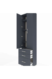 Arges Dolap 4 Raflı 3 Çekmeceli 2 Kapaklı 60x30x221 - S29M032V5A