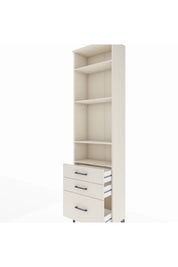 Arges Dolap 4 Raflı 3 Çekmeceli 60x30x221 - S29M033V1A