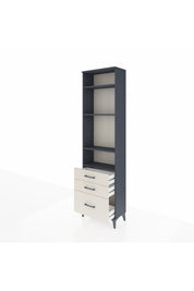 Arges Dolap 4 Raflı 3 Çekmeceli 60x30x221 - S29M033V4A