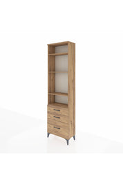 Arges Dolap 4 Raflı 3 Çekmeceli 60x30x221 - S29M033V9A