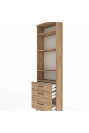 Arges Dolap 4 Raflı 3 Çekmeceli 60x30x221 - S29M033V9A