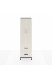 Arges Dolap 2 Raflı 2 Çekmeceli Tek Askılı 60x30x221 - S29M034V4A