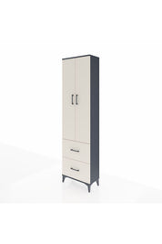 Arges Dolap 2 Raflı 2 Çekmeceli Tek Askılı 60x30x221 - S29M034V4A