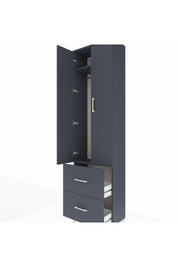 Arges Dolap 2 Raflı 2 Çekmeceli Tek Askılı 60x30x221 - S29M034V5A