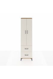 Arges Dolap 2 Raflı 2 Çekmeceli Tek Askılı 60x30x221 - S29M034V7A