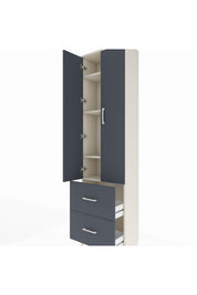 Arges Dolap 4 Raflı 2 Çekmeceli 2 Kapaklı 60x30x221 - S29M035V2A