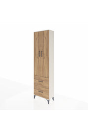 Arges Dolap 4 Raflı 2 Çekmeceli 2 Kapaklı 60x30x221 - S29M035V3A