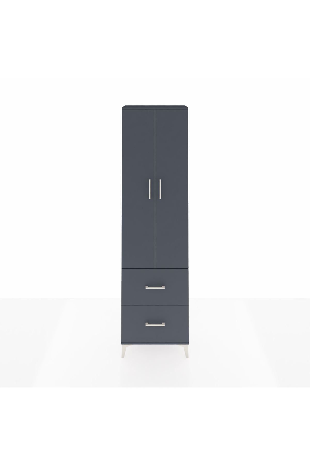 Arges Dolap 4 Raflı 2 Çekmeceli 2 Kapaklı 60x30x221 - S29M035V5A